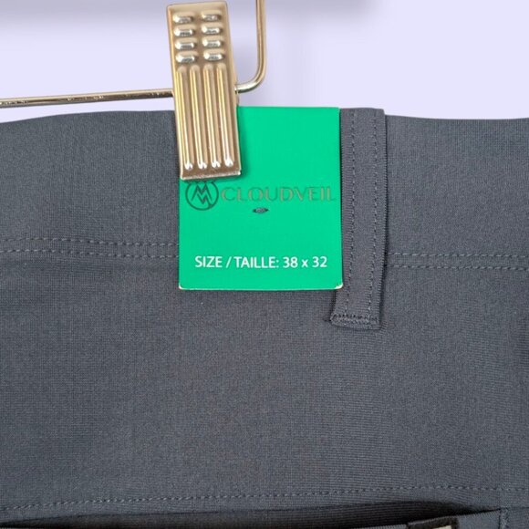 Cloudveil Dark Blue Flat Front Pants - Picture 6 of 10